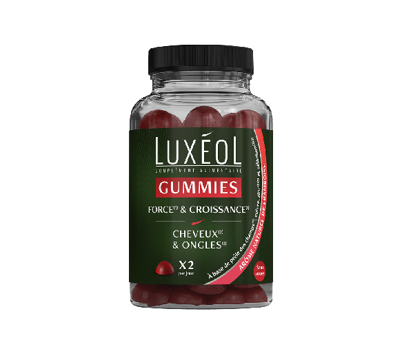 Gummies force et croissance Luxéol - pot de 60 gommes