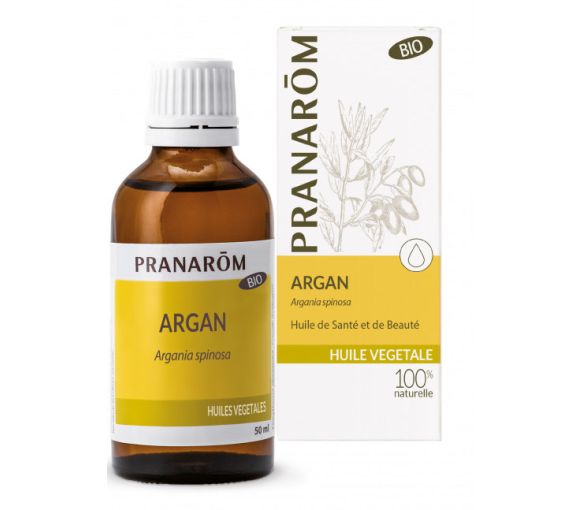 Huile végétale BIO d'argan Pranarôm - flacon de 50 ml