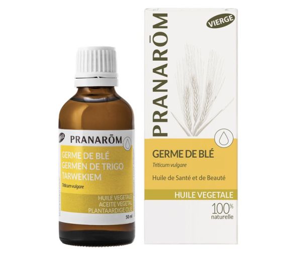 Huile végétale BIO germe de blé Pranarôm - flacon de 50 ml
