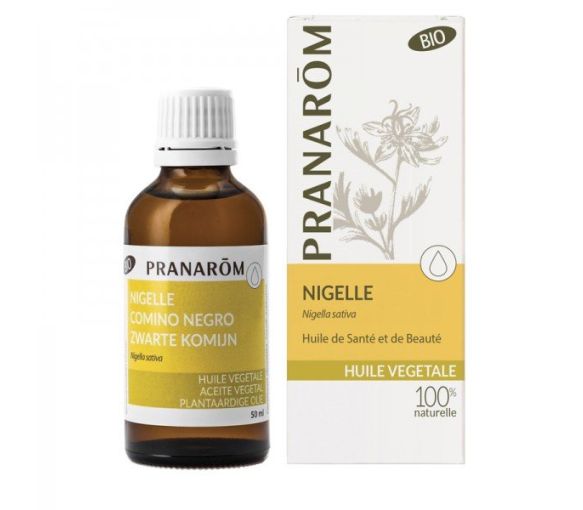 Huile végétale de nigelle BIO Pranarom - flacon de 50 ml