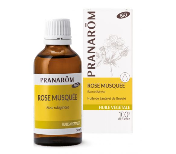 Huile végétale BIO Rose musquée Pranarôm - flacon de 50 ml