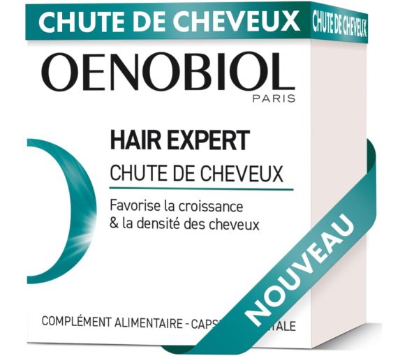 Hair Expert Chute de cheveux Oenobiol - pot de 60 capsules - image 1