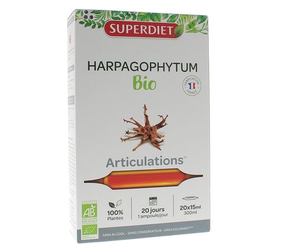 Harpagophytum Bio Super Diet - 20 ampoules de 15 ml
