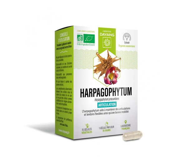 Harpagophytum Bio sphère articulaire Dayang - boîte de 15 gélules