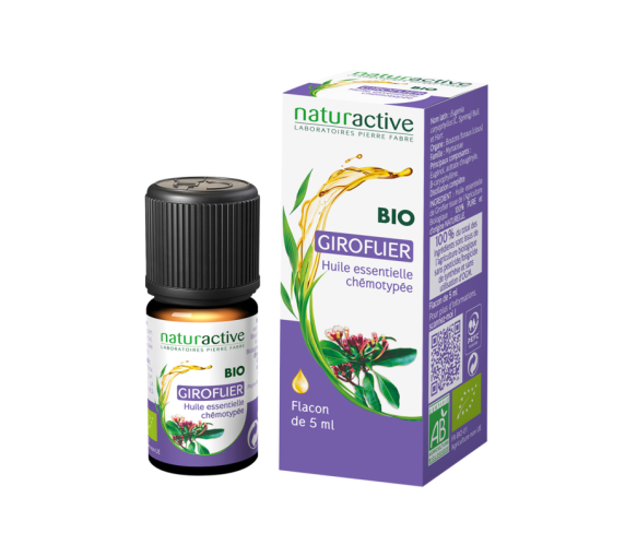 Huile Essentielle Giroflier Bio Naturactive - Flacon de 5 ml