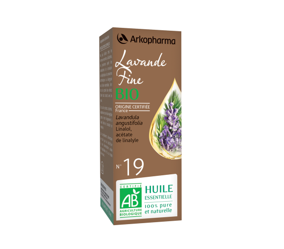 Huile essentielle Lavande Fine bio n°19 Arkopharma - flacon de 10 ml