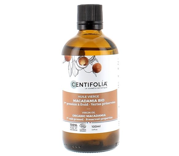 Huile vierge de Macadamia bio Centifolia - flacon de 100 ml