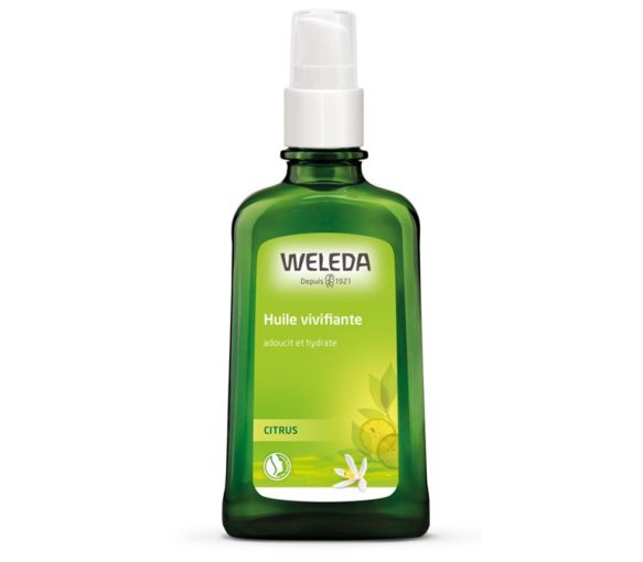 Huile Vivifiante Citrus Weleda - flacon à pompe de 100 ml - image 1