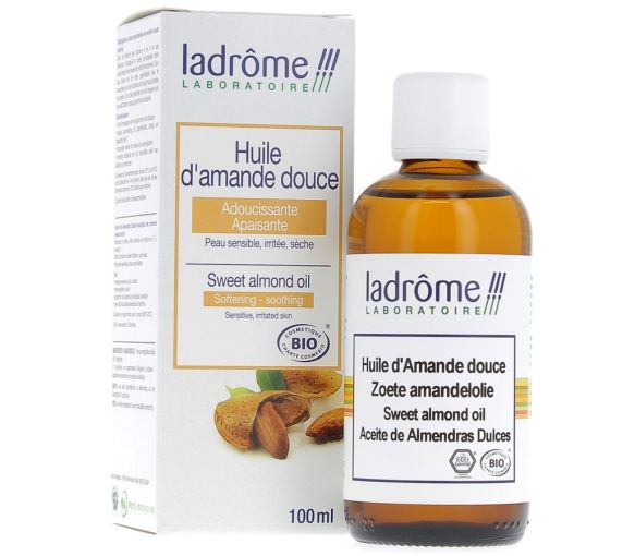 Huile d'amande douce Bio Ladrôme - Flacon de 100 ml