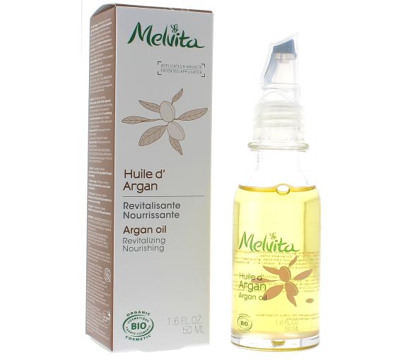 Huile d'argan équitable bio Melvita - flacon goutte à goutte 50 ml