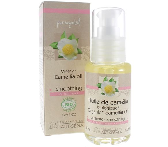 Huile de camélia bio lissante Laboratoire Haut-Ségala - flacon de 50 ml