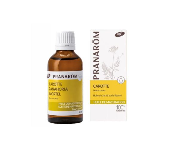 Huile de Macération BIO de Carotte Bio Pranarôm - flacon de 50 ml