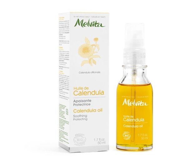 Huile de calendula bio Melvita - flacon pompe 50 ml