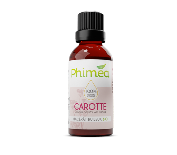 Huile de carotte bio Phimea - flacon de 50 ml