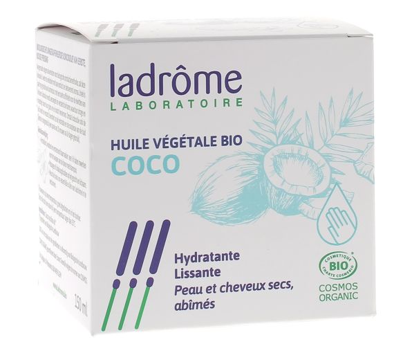 Huile de coco bio Ladrôme - pot de 150 ml