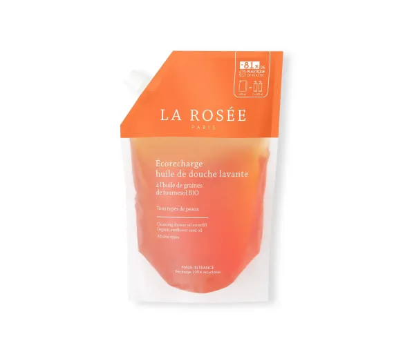 Huile de douche lavante La Rosée - éco-recharge de 800ml - image 1