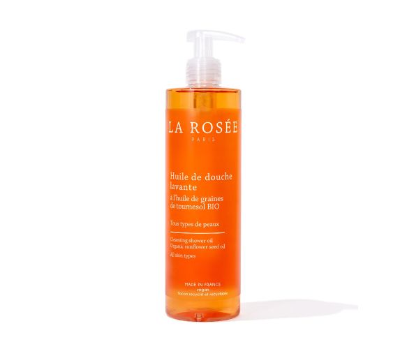 Huile de douche lavante La Rosée - flacon à pompe de 400 ml