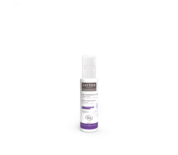 Huile démaquillante pureté divine bio Cattier - flacon-pompe 100 ml - image 1