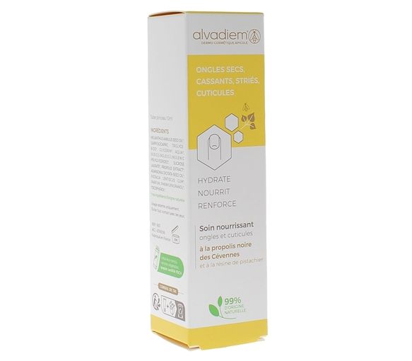 Soin nourrissant ongles et cuticules Alvadiem - tube pinceau de 10ml - image 1