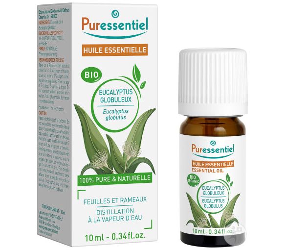 Huile essentielle bio eucalyptus globuleux Bio Puressentiel - flacon de 10ml - image 1
