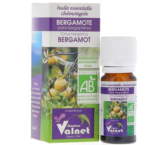Huile essentielle Bergamote Bio Dr Valnet - 10 ml
