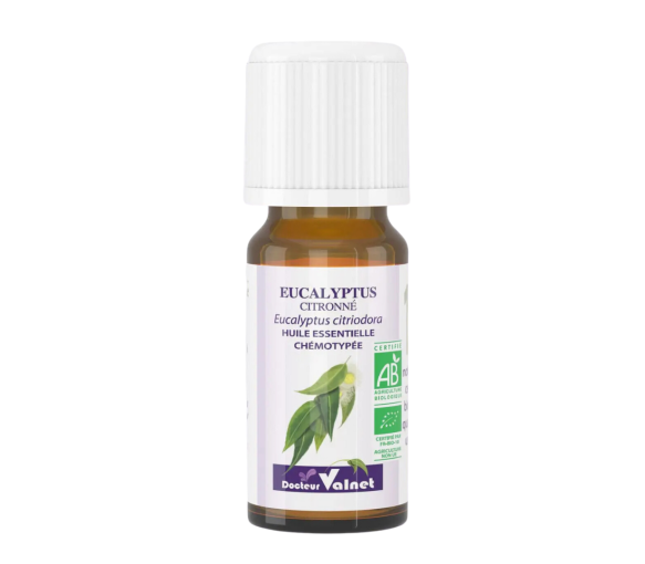 Huile essentielle Eucalyptus citronné BIO Dr Valnet - 10 ml