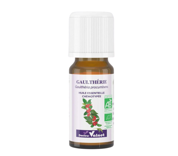Huile essentielle Gaulterie Bio Dr Valnet - flacon de 10 ml