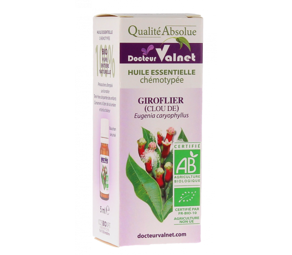Huile essentielle Giroflier (Clou de) Bio Dr Valnet - 5 ml - image 1