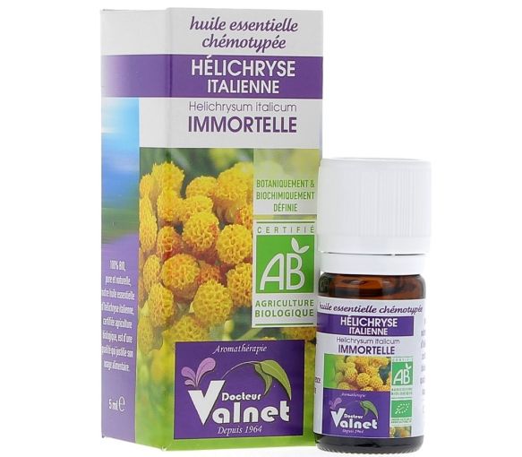 Huile essentielle Hélichryse italienne Bio Dr Valnet - 5 ml