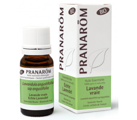 Huile essentielle de Lavande vraie bio Pranarôm - flacon de 10 ml