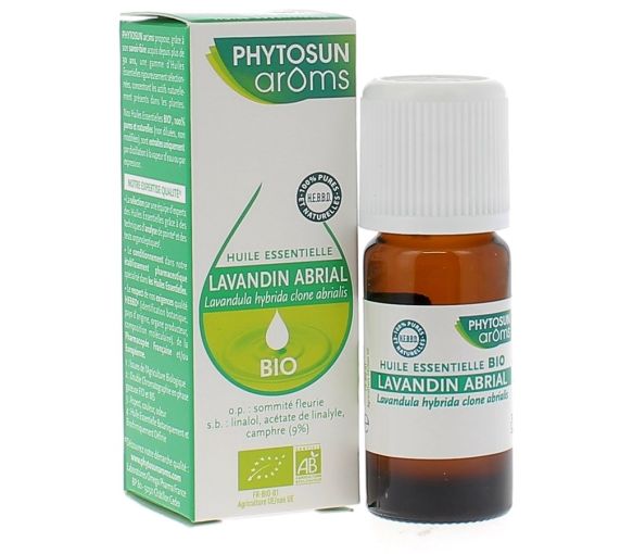 Huile essentielle Lavandin abrial BIO Phytosun Arôms - Flacon de 10 ml