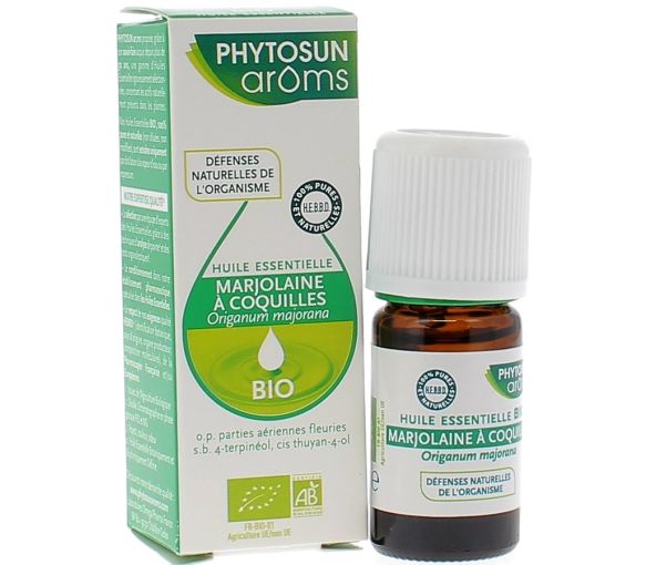 Huile essentielle Marjolaine à coquilles BIO Phytosun Arôms - Flacon de 5 ml