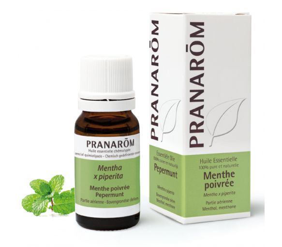 Huile essentielle Menthe poivrée Pranarom - flacon de 10ml