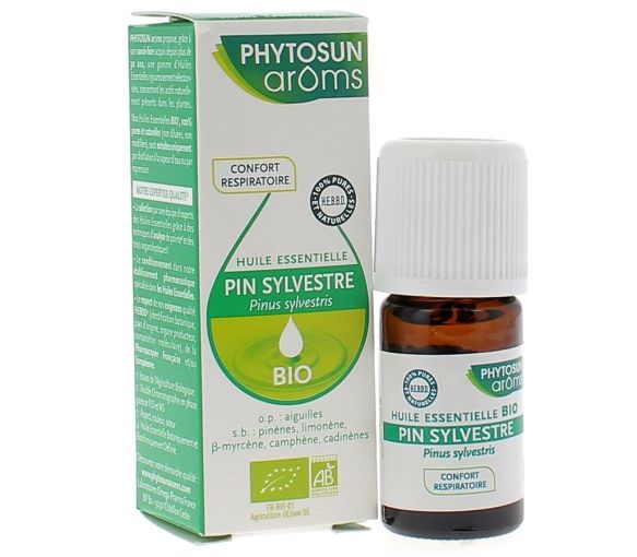 Huile essentielle Pin sylvestre BIO Phytosun Arôms - Flacon de 5 ml