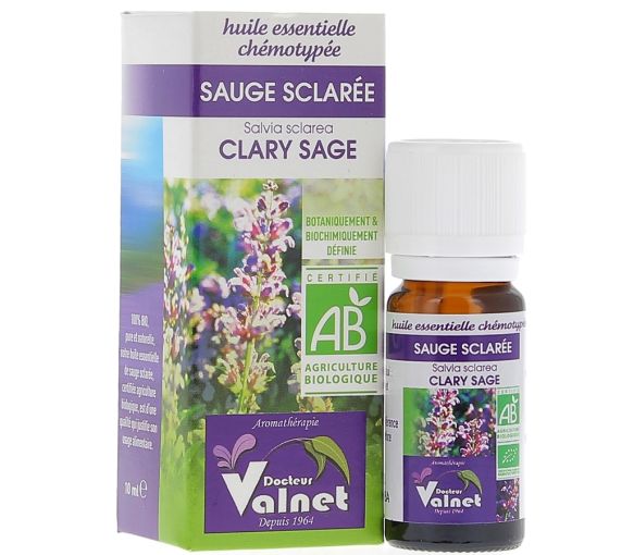 Huile essentielle Sauge sclarée Bio Dr Valnet - 10 ml
