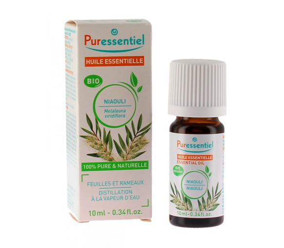 Huile essentielle bio Niaouli Puressentiel - flacon de 10 ml