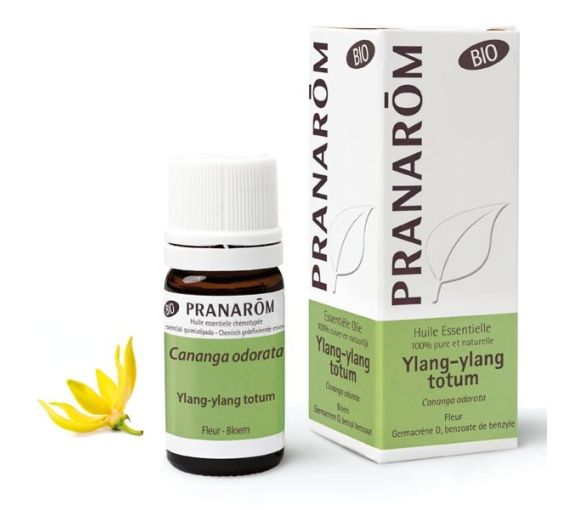 Huile essentielle Ylang-ylang totum fleur bio Pranarôm - flacon de 5 ml