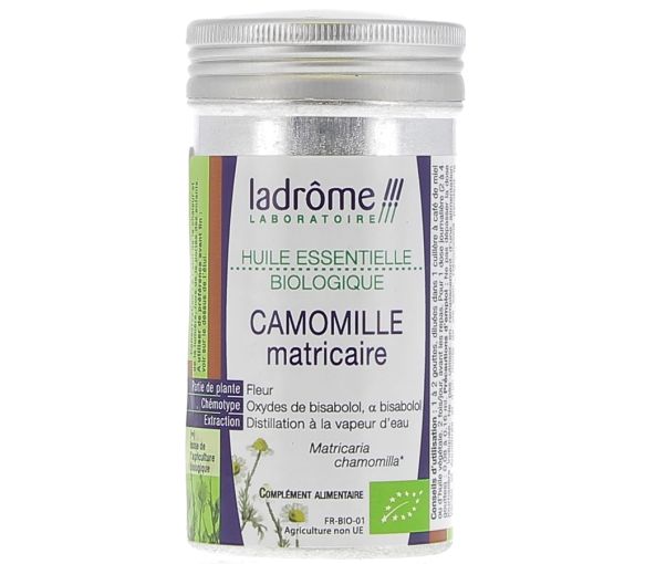 Huile essentielle camomille matricaire Bio Ladrôme - Flacon de 5 ml