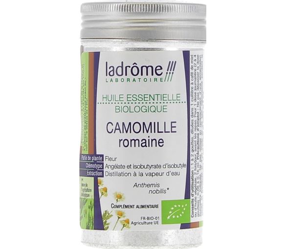 Huile essentielle camomille romaine Bio Ladrôme - Flacon de 5 ml