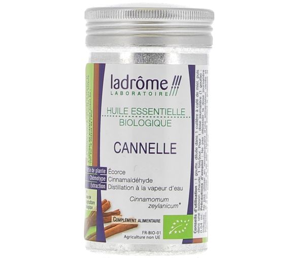 Huile essentielle cannelle Bio Ladrôme - flacon de 5 ml