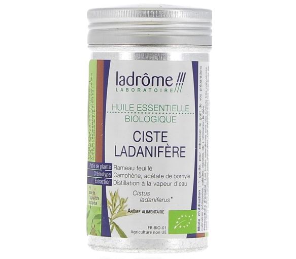 Huile essentielle ciste ladanifère Bio Ladrôme - Flacon de 10 ml