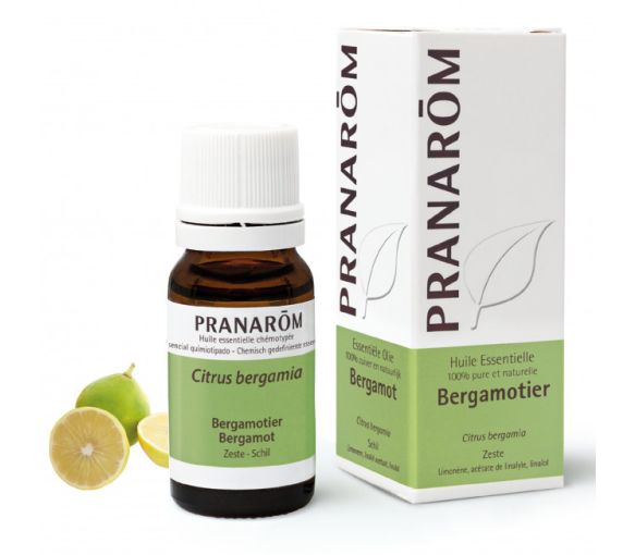 Huile essentielle de Bergamotier bio Pranarôm - flacon de 10 ml