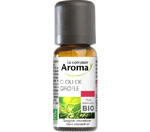 Huile essentielle de Clou de Girofle bio Le Comptoir Aroma - flacon de 5ml