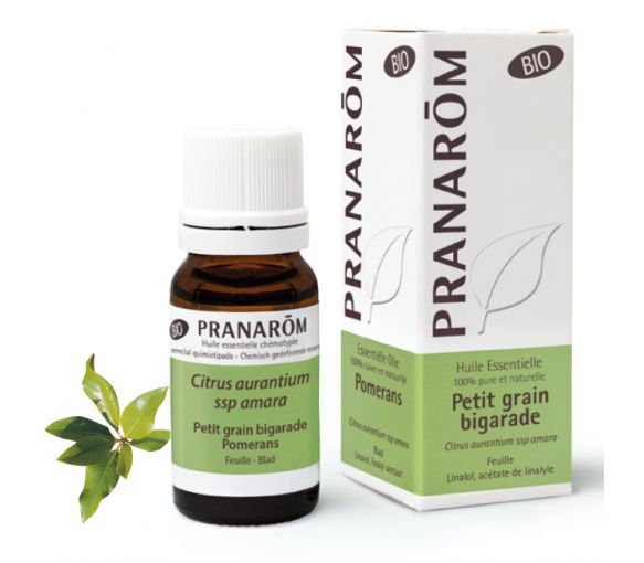 Huile essentielle de Petit grain bigarade bio Pranarôm - flacon de 10 ml