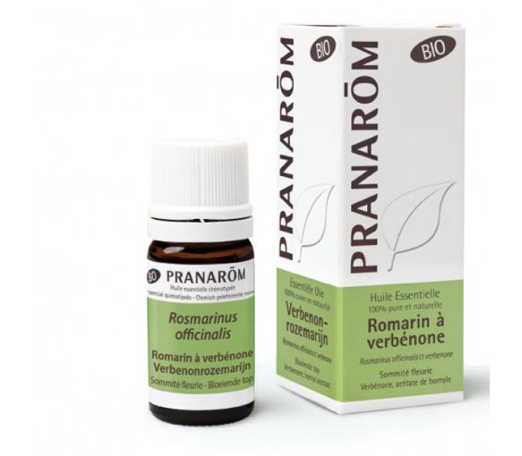 Huile essentielle de Romarin à verbénone Bio Pranarôm - flacon de 5 ml
