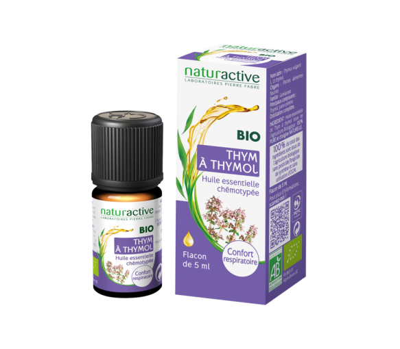 Huile essentielle de Thym à thymol Bio Naturactive - flacon de 5ml