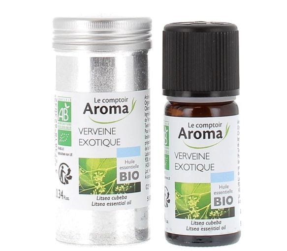 Huile essentielle de Verveine exotique Le Comptoir Aroma - flacon de 10 ml