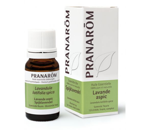 Huile essentielle de lavande aspic Pranarôm - flacon de 10 ml