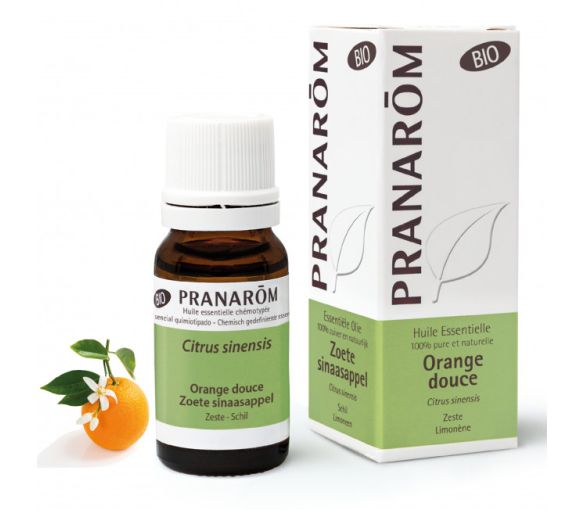 Huile essentielle d'orange douce BIO Pranarôm - flacon de 10 ml