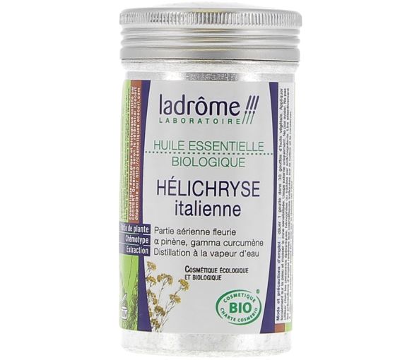 Huile essentielle hélichryse italienne Bio Ladrôme - Flacon de 5 ml